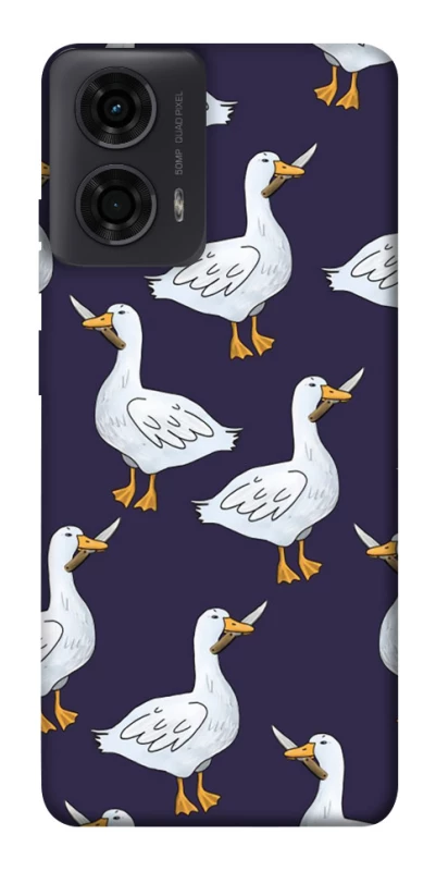 Чохол на Motorola Moto G04 Гуси з претензією фото 1 з 1