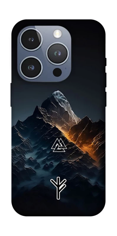 Чехол на Apple iPhone 16 Pro Руны в горах фото 1 из 1