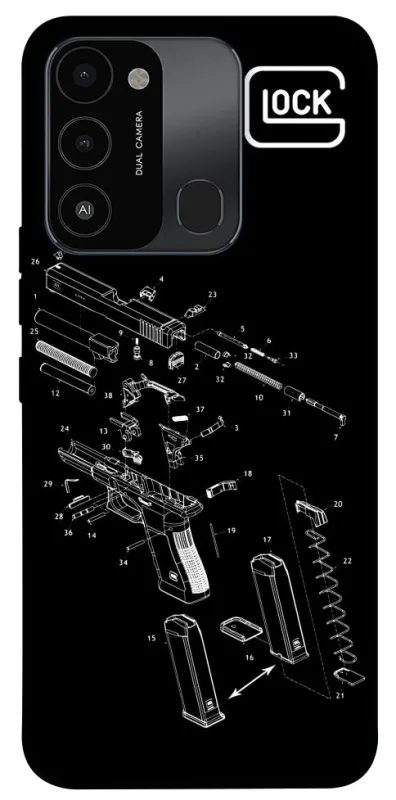 Чехол на TECNO Spark 8C LOCK фото 1 из 1