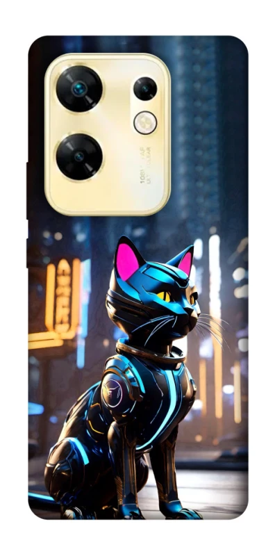 Чехол на Infinix Zero 30 4G Cyber cat фото 1 из 1