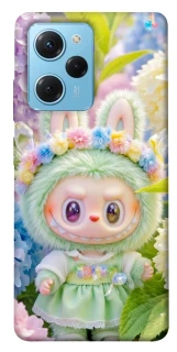 Чехол на Xiaomi Poco X5 Pro 5G Labubu & Flowers ver.2 фото 1 из 1