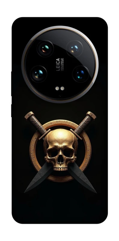 Чохол на Xiaomi 14 Ultra Golden Skull фото 1 з 1