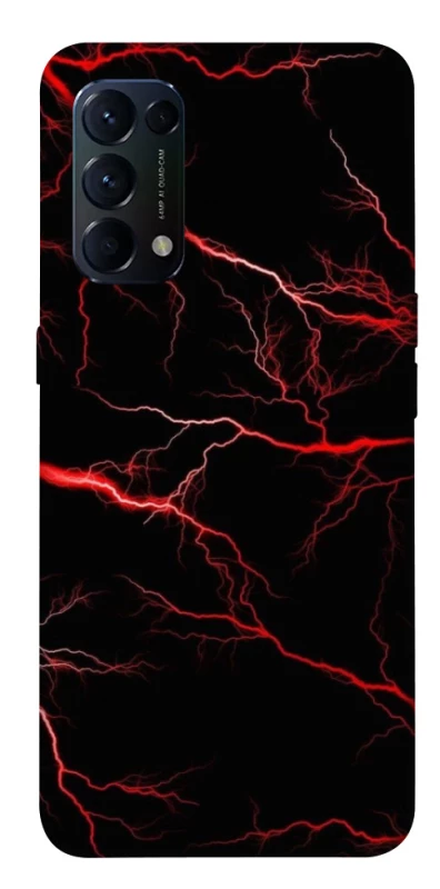 Чохол на Oppo Reno 5 4G Червона молнія фото 1 з 1