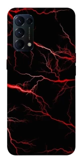 Чехол на Oppo Reno 5 4G Красная молния фото 1 из 1