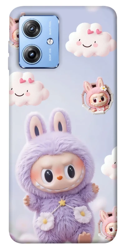 Чохол на Motorola Moto G84 Labubu & clouds фото 1 з 1