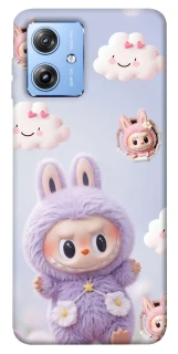 Чохол на Motorola Moto G84 Labubu & clouds фото 1 з 1