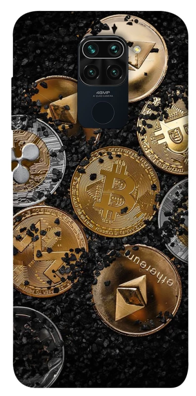 Чехол на Xiaomi Redmi Note 9 / Redmi 10X Many coins v2 фото 1 из 1