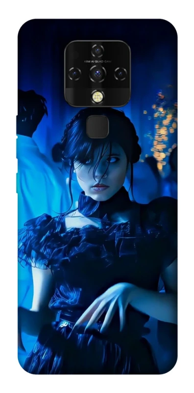 Чехол на TECNO Camon 16 SE Dark Dance Wednesday фото 1 из 1