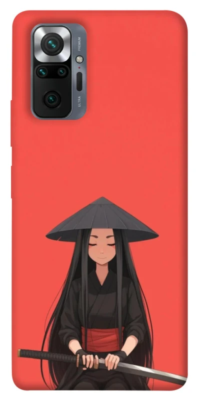 Чохол на Xiaomi Redmi Note 10 Pro Red samurai фото 1 з 1