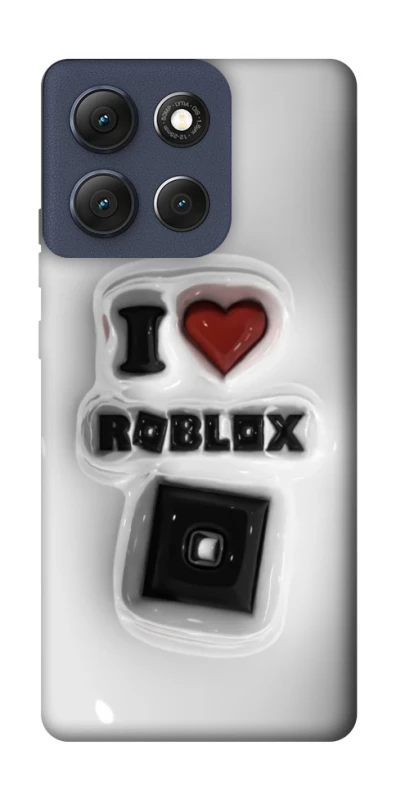 Чохол на Motorola Moto G86 I love Roblox фото 1 з 1
