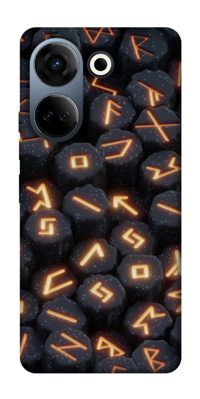 Чохол на TECNO Camon 20 Pro (CK7n) Вогняні руни фото 1 з 1