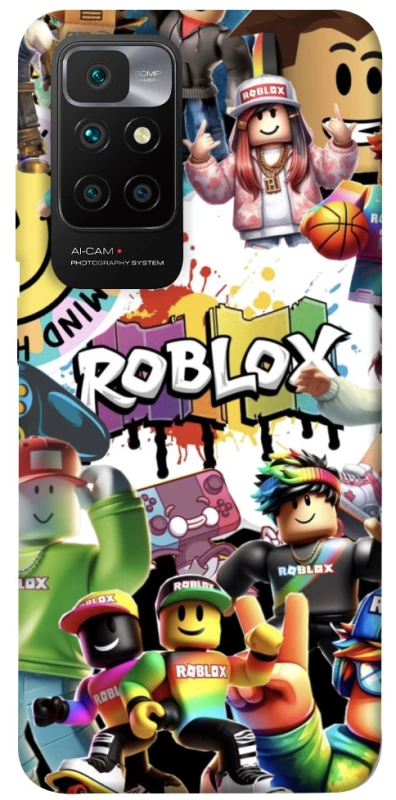 Чохол на Xiaomi Redmi 10 Roblox Characters Collage фото 1 з 1