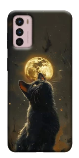 Чехол на Motorola Moto G42 Кот под луной v2 фото 1 из 1