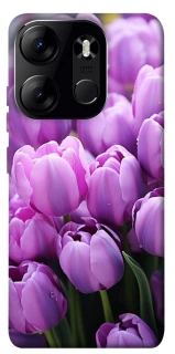 Чехол на Tecno Spark Go 2023 Фиолетовые тюльпаны фото 1 из 1