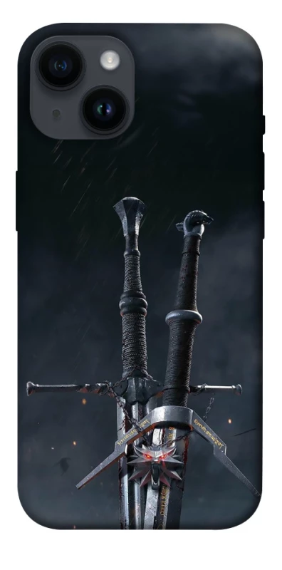 Чехол на Apple iPhone 14 (6.1") Мечи Ведьмака фото 1 из 1