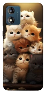 Чехол на Motorola Moto E13 Чехол Kittie Love v2 фото 1 из 1