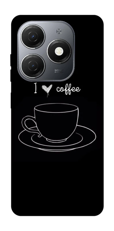 Чехол на TECNO Spark 20 Black coffee фото 1 из 1