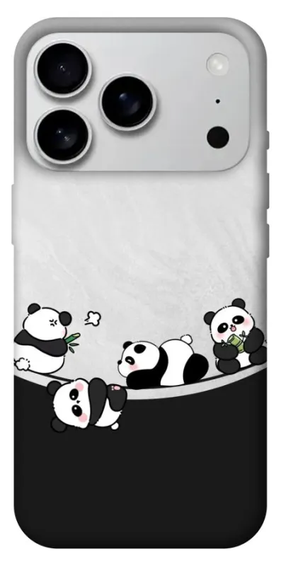 Чохол на Apple iPhone 18 Pro Max Four pandas фото 1 з 1