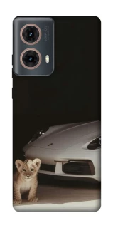 Чехол на Motorola Moto G85 Porsche white фото 1 из 1