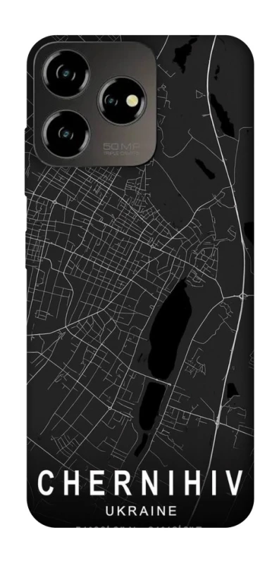 Чохол на ZTE Blade V50 Design 4G Chernihiv map фото 1 з 1