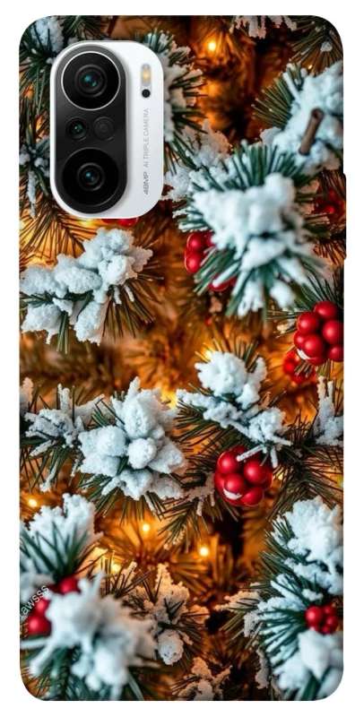 Чехол на Xiaomi Redmi K40 / K40 Pro / K40 Pro+ / Poco F3 Новогодний v22 фото 1 из 1