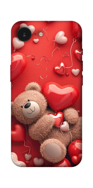 Чохол на Apple iPhone 16e (6.1") bear in hearts фото 1 з 1