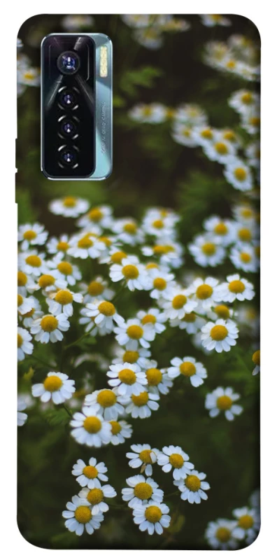 Чехол на TECNO Camon 17 Pro Ромашки v13 фото 1 из 1