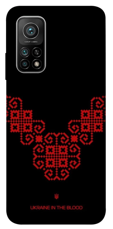 Чохол на Xiaomi Mi 10T Чорно-червона вишиванка фото 1 з 1