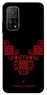 Чохол на Xiaomi Mi 10T Чорно-червона вишиванка фото 1 з 1