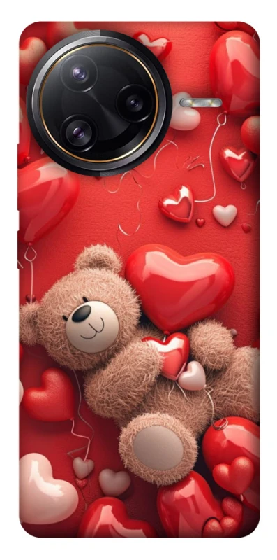 Чохол на Xiaomi Poco F7 Pro bear in hearts фото 1 з 1