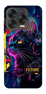 Чехол на ZTE Blade V70 Design Cyber Cat v2 фото 1 из 2