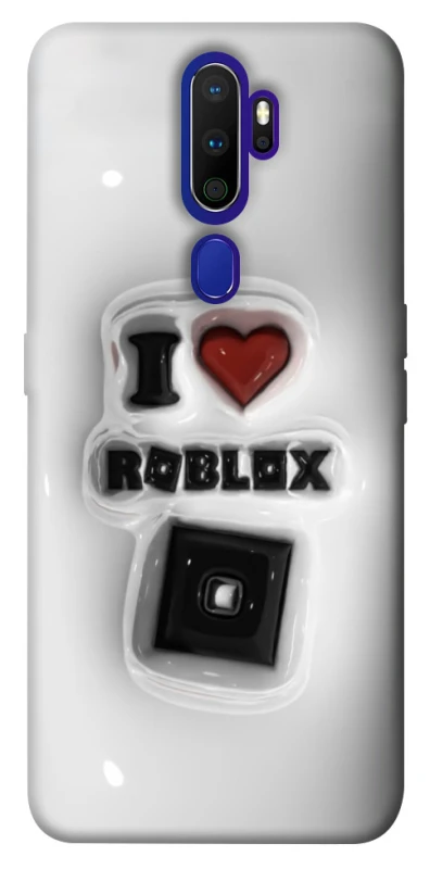 Чохол на Oppo A5 (2020) / Oppo A9 (2020) I love Roblox фото 1 з 1