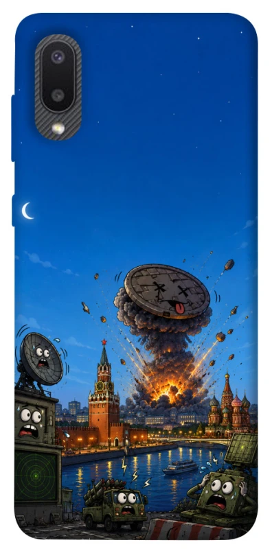 Чехол на Samsung Galaxy A02 Moscow never sleeps ver.8 фото 1 из 1