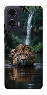 Чохол на Motorola Moto G35 Leopard in water фото 1 з 1