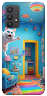Чохол на Samsung Galaxy A32 (A325F) 4G crazy cat фото 1 з 1