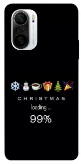 Чехол на Xiaomi Redmi K40 / K40 Pro / K40 Pro+ / Poco F3 Christmas Loading фото 1 из 1