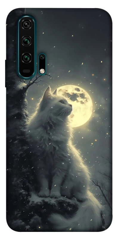 Чохол на Huawei Honor 20 Pro Кіт під місяцем фото 1 з 1