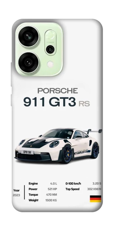 Чехол на Oppo Reno 14 Porsche 911 GT3 фото 1 из 1