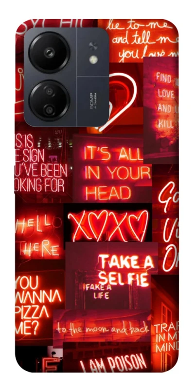 Чохол на Xiaomi Poco C65 Love collage ver.7 фото 1 з 1