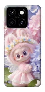 Чохол на ZTE Blade A55 4G Labubu & Flowers ver.1 фото 1 з 1