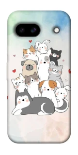 Чохол на Google Pixel 8a Funny Pets ver.2 фото 1 з 1
