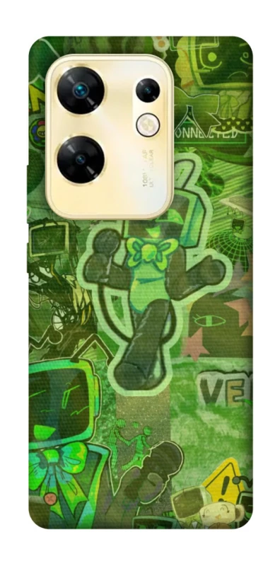 Чехол на Infinix Zero 30 4G Dandysworld tv green theme фото 1 из 1