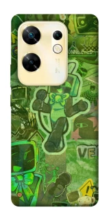 Чехол на Infinix Zero 30 4G Dandysworld tv green theme фото 1 из 1