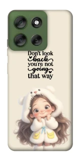 Чохол на Motorola Moto G56 5G Don't look back фото 1 з 1