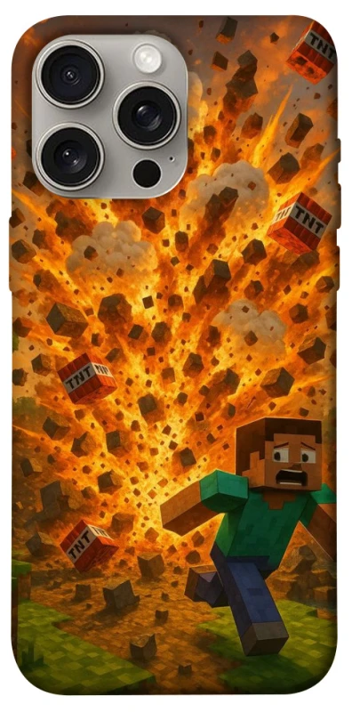 Чохол на Apple iPhone 15 Pro Max (6.7") Minecraft v7 фото 1 з 1