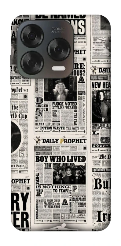 Чехол на ZTE Blade V70 Design Harry Potter newspaper фото 1 из 2