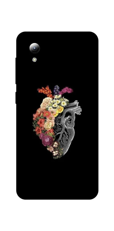 Чехол на ZTE Blade A3 (2019) Heart with flowers фото 1 из 1