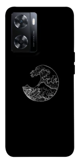Чехол на OnePlus Nord N20 SE Black tsunami фото 1 из 1