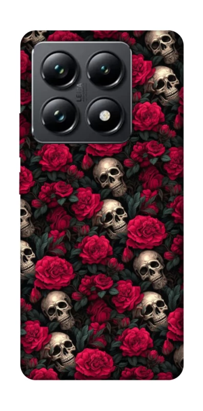 Чохол на Xiaomi 14T Pro Черепа та рози фото 1 з 1
