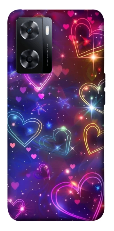 Чохол на OnePlus Nord N20 SE Drawn hearts фото 1 з 1